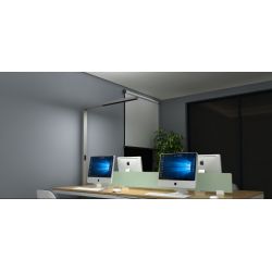 RONK OFFICE Luminaire sur pied 25W/55W direct/indirect LED MULTI K