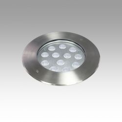 NOVIN Ø185 encastré de sol rond LED 12x2W ou 12x4W