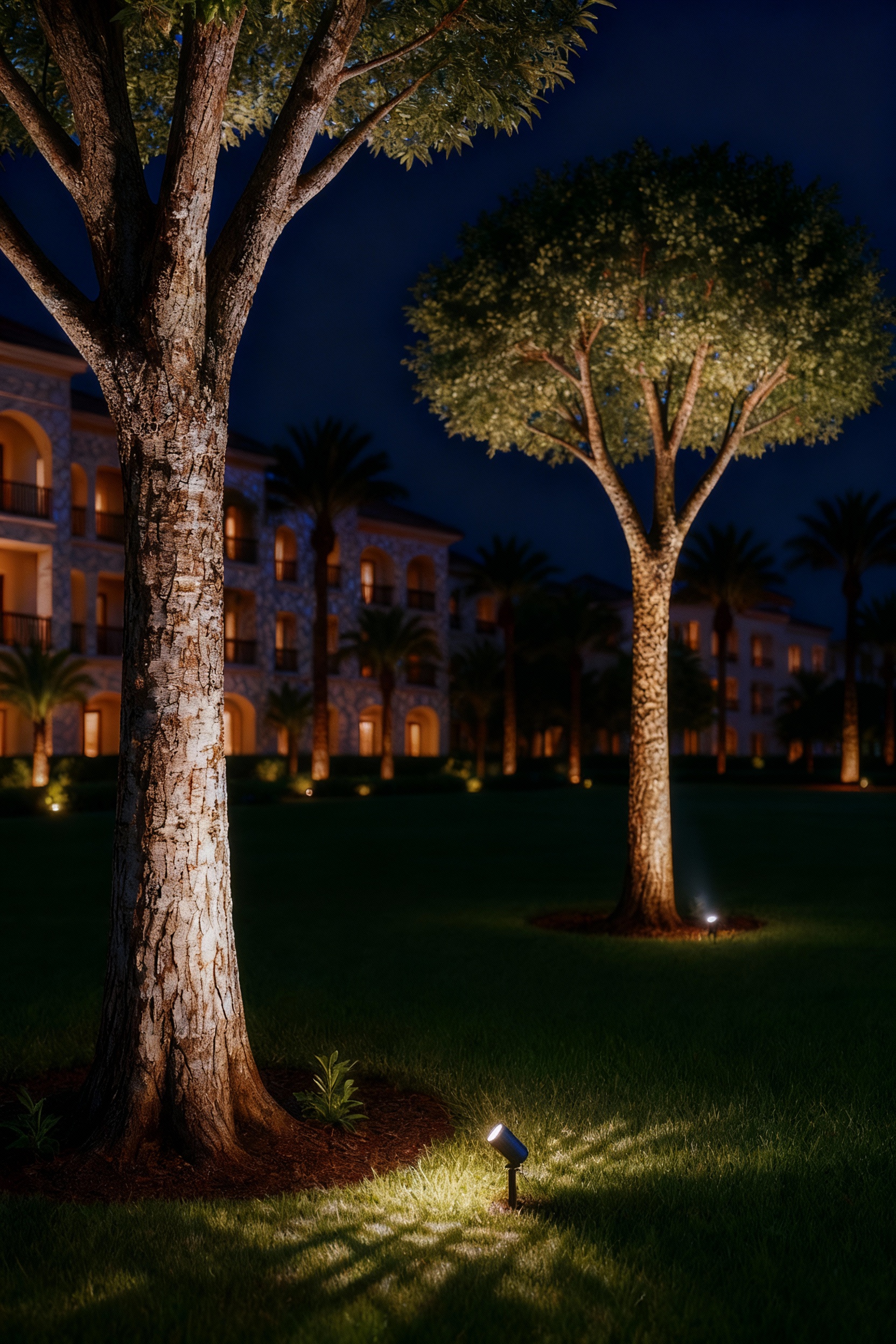 Jardin luxueux, projecteur architectural KANOA